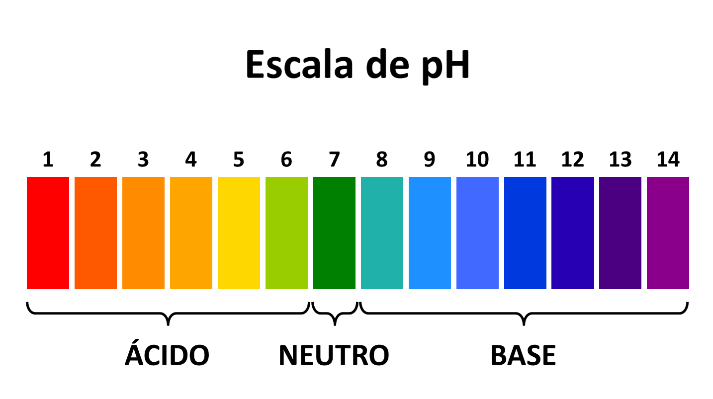 Escala de pH e cálculos de pH em soluções